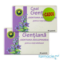 Ceai Hypericum Gentiana (Coleretic, Spasmolitic) 40g 1+1 CADOU