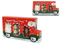 Set dulciuri: ciocolata fierbinte, marshmellou, praline in Autobus Santa 125gr