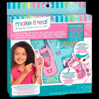 Набор для творчества Make it Real 2329M Flip Phone Lip Gloss Set and DIY Lanyard