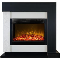 Șemineu electric ArtFlame Neon & Mirabella, 1200x1270x300 mm, Gri inchis