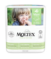 Scutece eco hipoalergice Moltex Nature 4 Maxi (7-14 kg) 29 buc