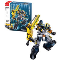 Конструктор Sluban B1315 Robot-macara 2 în 1, 246 elem.