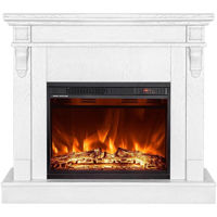 Șemineu electric ArtFlame Solomon & Lorance color, 900x1000x300 mm, Alb