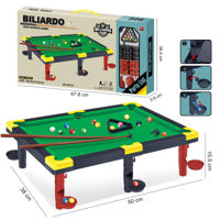 Masa de joc pt copii "Biliard" (50x38x15.5 cm) 975375 68121 (10843)