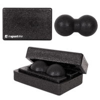 Minge inSPORTline 6426 Minge masaj dublu + block yoga 21697