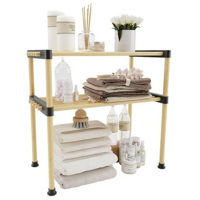 Полка для ванной Seowood SEO-8182 Raft din lemn (2 nivele)