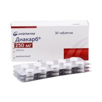 cumpără Diacarb 250mg comp. N30 în Chișinău