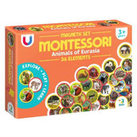 Настольная игра Dodo 200285 Joc magnetic Animalele Eurasiei, 36 elem