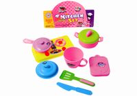 Set vesela de bucatarie cu aragaz