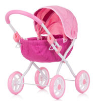 Кукла Chipolino Коляска для кукол Daisy pink linen KZKDZ02402PP