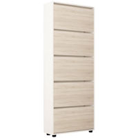 Raft pentru încălțăminte Mobildor-Lux Leo 60x27x203H cm White/Sonoma
