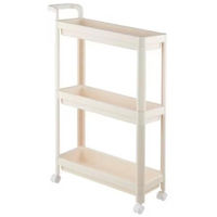 Etajeră miscellaneous RM45 Raft cu rotile, 3 nivele, plastic, alb
