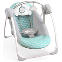 Детское кресло-качалка Bright Starts 12536 portabil Ingenuity Swingity Swing, Goji