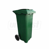 купить Бак мусорный 240 л (HDPE) на колесах (зеленый) UNIPLAST TR в Кишинёве