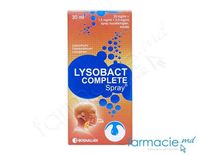 Lysobact Complete Spray® bucofaring.,sol.20 mg/ml + 1,5 mg/ml + 0,5 mg/ml 30 ml N1
