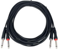 Cablu pentru instrument muzical CORDIAL EU 6 PP 2xjack mono/2xjack mono 6m 14846