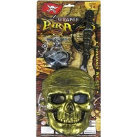 Игрушка Promstore 36215 Набор пирата сабля и маска Череп