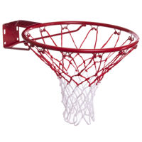 Кольцо для баскетбола с сеткой и креплениями d=46 см C-1816-1 (6719)
