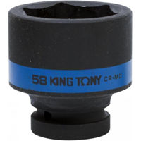Набор головок, бит, насадок King Tony 853558M головка торцевая ударная 1" 58мм