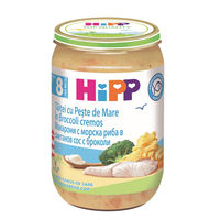 cumpără Hipp 6550 Pireu peste,morcov,brocoli,taietei,orez (10 luni) 220g în Chișinău