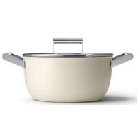 Кастрюля SMEG CSF2412CRM