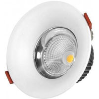 Corp de iluminat interior LED Market Downlight COB Round 12W, 6000K, LM-D2008, White