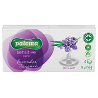 Носовые платки Paloma Sensitive Care Lavander Essence, 4 слоя (8шт)