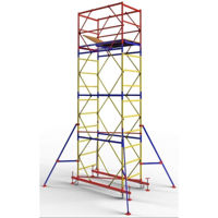 Лестница Lider-Tech 2+1 Turn mobil PSRV, H=4.8m (marimea podinei 2.0x0.75m)