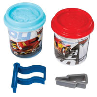 Set de creație As Kids 1045-03551 Set 2 borcanase plastilina cu forme Cars, cod 58774