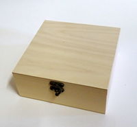 Деревянная коробка 7.5x18x18см