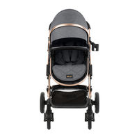 Stroller Kikka Boo 3 iin 1 Amaia Black DarkGrey