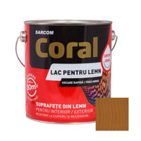 CORAL Lac pentru Lemn pe Baza de Apa 2,5 L, Nuc