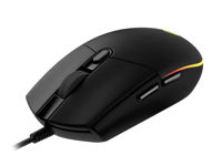Gaming Mouse Logitech G203 Lightsync, Optical, 200-8000 dpi, 6 buttons, Ambidextrous, RGB, Black USB