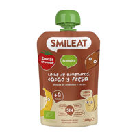 cumpără Smileat Pouch organic din lapte de migdale,cacao și căpșuni, +9luni, 100gr. în Chișinău