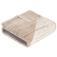 Домашний текстиль Ibena 3421/380 Jacquard Decke Minuf Beige/grey