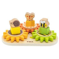 Игрушка Viga 44690 Joc educațional Roți dințate rotative