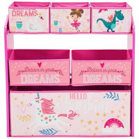 Cutie depozitare U-Grow UMDU02-PNK Dulap depozitare jucarii, Believe in your dreams