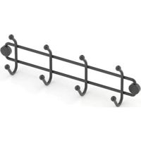 Вешалка для ванной Teknotel MG794n metal negru 27.5x6x4cm