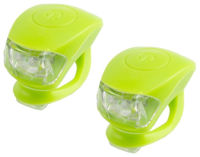 Accesoriu pentru bicicletă M-Wave Cobra IV battery flashing light set green