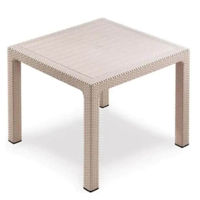 Mobilier pentru grădină Hydro S Masă Rattan, 90x90x75, Bej