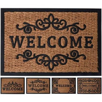 Covoraş intrare Holland 16077 кокосовый 40x60cm Welcome основа резина