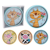Ceas Promstore 08684 Ceas de perete pentru copii Animale D22cm