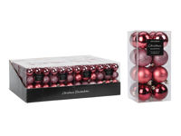 Набор шаров 24X30mm "Dark Pink" в коробке