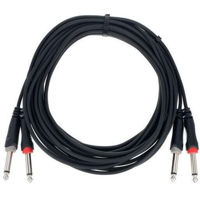 Кабель для музыкального инструмента CORDIAL EU 6 PP 2xjack mono/2xjack mono 6m 14846