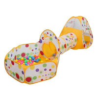 Complex de joacă pentru copii 4Play Детский игровой тоннель Three sunflowers 310x120x95cm