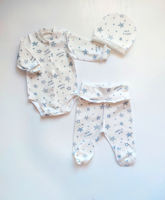 Комплект Pampy (0-1 мес.) Grey Stars