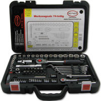 Набор ручных инструментов Heyner 333000 chei de stringere in set (74 buc) PRO