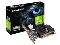 "Gigabyte GT710 2GB DDR3 Low Profile GeForce® GT 710, 2GB DDR3, 64 bit, Engine 954MHz, Memory 1600 MHz, Active Cooling, DVI-D *1, HDMI *1, D-Sub *1, GV-N710D3-2GL"