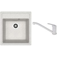 Мойка кухонная со смесителем Dr.Gans Nika 470 + SanDonna F 1066 gri
