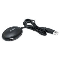 USB 2.0 Hub 4-port SVEN "HB-401", Black